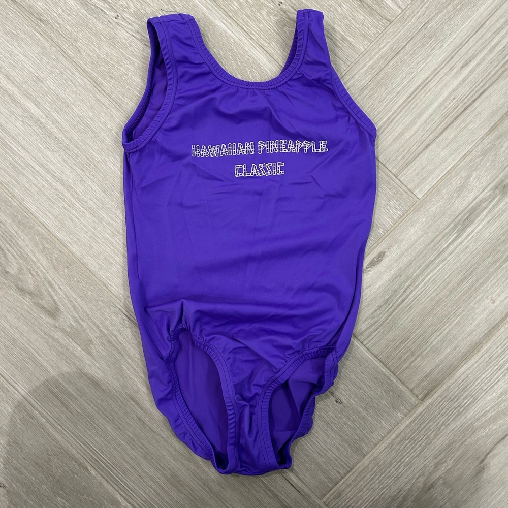 Hawaiian Pineapple Classic Gymnastics Leotard Size Child Large